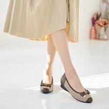 발레리 리본코사지 플랫슈즈