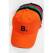 B 포인트 자수 남녀공용 볼캡 야구 모자 (5 색상)