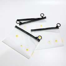PVC 지퍼백 고리 슬라이드 비닐봉투 화장품포장 여행용파우치 구디백 지퍼백 PVC 구디백 화장품, 단품