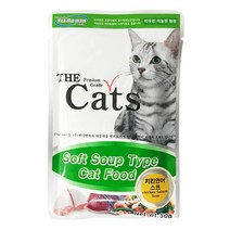 더캣츠 파우치 치킨연어스프 50g