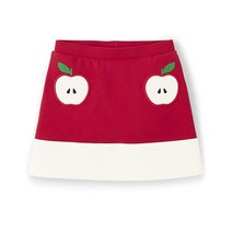 Gymboree 여아 및 유아용 패션 치마바지 애플 로열 레드
