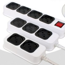 원터치 클릭탭 멀티탭 작업선 3구 1.5m 작업선 콘센트