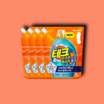 테크 호르몬으로인한 특유취 제거 세탁세제 일반 리필용 2L 4개, 2Lx4개