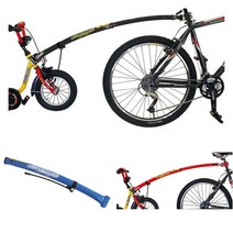 Trail Gator 자전거 연결바 연결장치 토우 바 트레일게이터, 레드, 1개