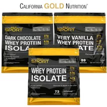 캘리포니아 골드 CGN WPI 웨이 프로틴 유청 단백질 쉐이크 다크 초콜릿 2.27kg