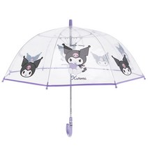 산리오 돔형 around 투명 아동 자동우산