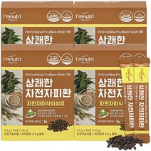 아임뉴트리 상쾌한 차전자피환 차전자피 식이섬유, 4박스, 135g
