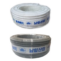 드레인호스 에어컨 배수호스 배수 물 배수관 16mm X 40M, 드레인호스 16mm x 40M 회색, 1개