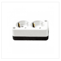 노출형 콘센트 플러그 접지형 나노 오딧세이 2구 핀 PIN타입 16A