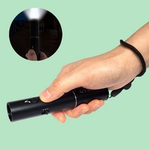 [짐쌤] 전자호루라기 USB 충전식 손전등 기능 운동용품 경비 교육훈련