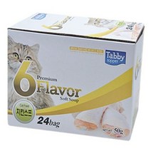 토퍼 프리미엄 6flavor 고양이스프 파우치, 치킨, 24개입