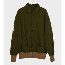 메종 마르지엘라 22SS 스티치 패치로고 그린 코튼 자켓 S30GU0151 S23983 814M