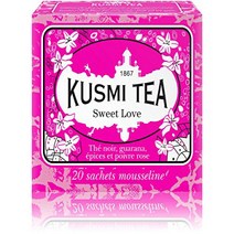 Kusmi Tea Sweet Love - Flavored Black Tea - Cardamom Licorice Root Cinnamon Aniseed Clove Buds, 1