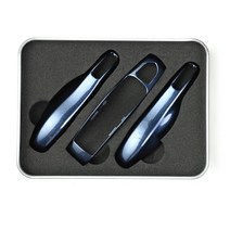 호환 포르쉐 박스터 718 Cayman Cayenne Panamera Macan 911 자동차 열쇠함 무열쇠 뚜껑 열쇠 케이스 부품 보호 커버 적용, 첫째, 규격 없음