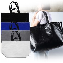 (인쇄가능)대형 패션 유광 타포린백 (가로)65cm x (세로)40cm x (폭)20cm, 패션 타포린백(화이트)