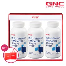 [GNC] 멀티비타민앤미네랄 트리플세트(60정) x3병 세트