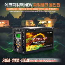 에코파워팩 올인원파워뱅크160A/200A/240A 리튬인산철 캠핑용220V 캠핑장필수용품, 에코파워팩 파워뱅크 올인원 200A