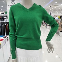 까스텔바작 여성 겨울 캐시미어 혼방 브이넥 니트풀오버bgbwsw603gr