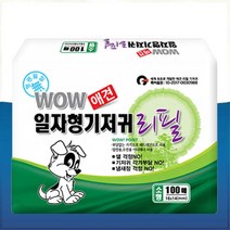 강아지 리필 속기저귀 일자형 소형 100매 똥기저귀 요살금 애견패드, 1개