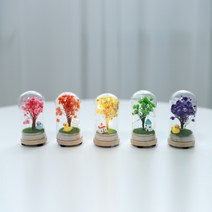 드라이플라워 프리저브드 안개꽃 유리돔만들기 diy 수업재료, 미니안개꽃유리돔만들기DIY, 진핑크