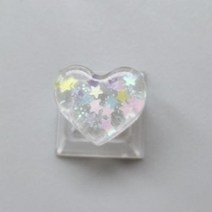 고양이뱔 별모양 투명 클리어 포인트키캡 기계식 키보드, 없음, 없음, 3.no16