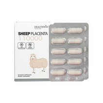 Healthwin Sheep Placenta 헬스윈 쉽 플라센타 양태반 110000 60캡슐, 1팩