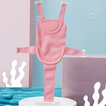욕조 신생아 조절 베개 시트 쿠션 크로스 모양 미끄럼 방지 아기 목욕 그물 매트 어린이 샤워 크래들 침대, 분홍색, [02] Pink