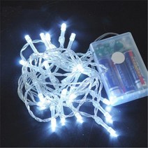 싸이키 사이키조명 노래방 파티 클럽 무대 가정용 미러볼 밀러볼 LED 배터리 작동 조명, 여러 가지 빛깔의, 20m 160LED