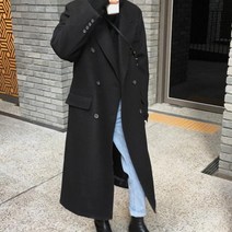 급상승 더블 브레스트 빈티지 롱 모직 코트 재킷 주문폭주 무조건 소장각