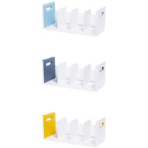 4단 책꽂이 가로 서류정리용가구 고급 책상위수납 책상위선반, MINT