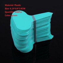 T형 보육 정원 식물 태그 꽃 레이블 씨앗 냄비 마커 DIY 장식 도구 100 개, [04] Green 100Pcs, 04 100Pcs