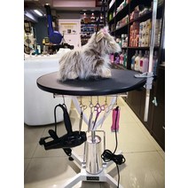 애견 미용테이블 회전 라운드 강아지 고양이 소형견 대형견, 831pro 맥스 블랙