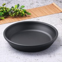 먹토 멜라민그릇 항아리뚜껑 접시 4호