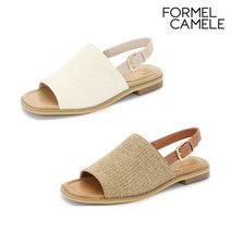 [포멜카멜레] 베이직 라피아 샌들 1cm 2종_FISI1F1SS028