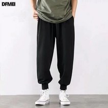 DFMEI 기모 도톰 코듀로이 조거 팬츠 남녀 캐주얼 커플 코디 하이탑 와이드 트레이닝 팬츠