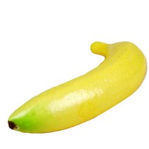 EMVANV Decorative Artificial Fruits And Vegetables Model Foam DIY Plastic Lifelike Fake Fruit For Ho, 하나, Single Banana