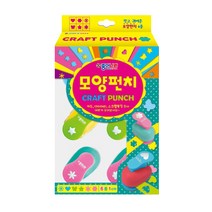 종이나라 모양펀치 6종 세트 소 1cm, 1개