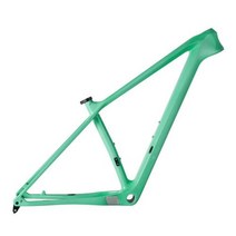 카본 자전거 프레임 Spcycle 29er XC 하드 테일 MTB 148x12mm 142x12mm BSA 29 부스트, Mint Green+17inch Matt 142x12