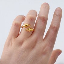 돌고래 반지 고래 꼬리 물고기 Anniyo 여성 및 소녀용 금속 동물 액세서리 공장 도매