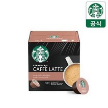 [공식] 스타벅스 카페 라테 by 네스카페 돌체구스토, 195ml, 2세트
