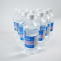 정제수 증류수 정제한물 지게차배터리 냉각수 가습기 양압기 1000ml 10개