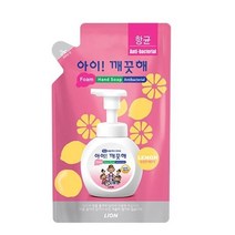 아이깨끗해 핸드워시 리필(상큼한레몬/200ml/라이온코리아), 단품, 단품