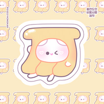 (비몽사몽문구점) 바나나 메미 도무송