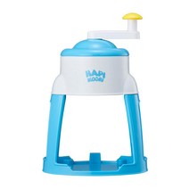 도우시샤 빙수 수동 HAPIKOARI(하피코올리) 장미 얼음 대응 제빙 컵 첨부 블루