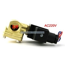 고급 3/8 1.6mpa 압력 전기 다이어프램 솔레노이드 밸브 ac220v 정상 폐쇄 0927100, 1/2 _AC24V