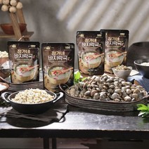 [화인홈쇼핑] 고창 정가네 바지락국 국내산 순살 바지락탕, 500g, 6팩