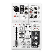 야마하 YAMAHA 웹캐스팅 믹서 오디오 인터페이스 3채널 AG03 인터넷 배포에 편리한 기능 첨부 음악 제작 어플리케이션 Cubasis LE 대응