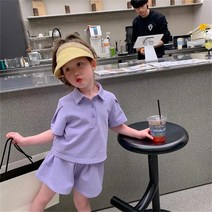 아동 반팔 티셔츠 아동 반바지 세트 상하의 세트 여아 여름 세트