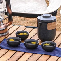 인블룸 4인 캠핑 휴대용 다기세트, 상세페이지 참조