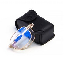 관우몰 초경량 돋보기 노안 안경테 D시리즈, 골드